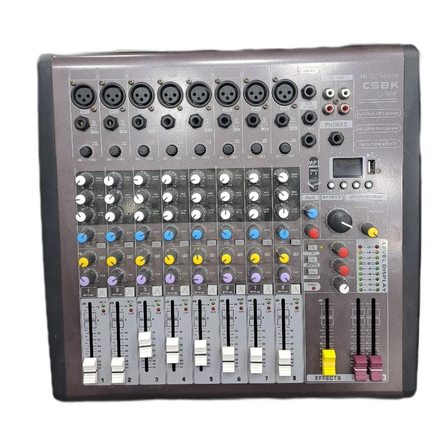  Mixer 8 Channel U908 بدون بور