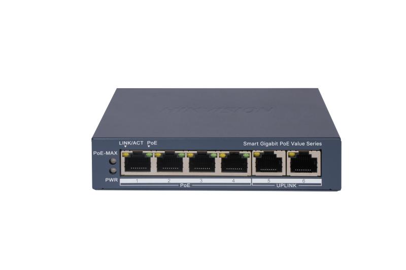 Switch POE 4 Port DS-3E1506P-EI/M	